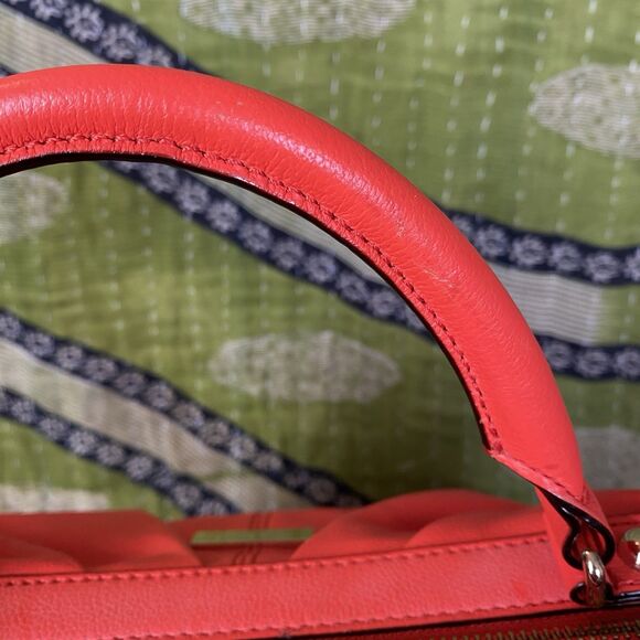 Kate Spade Flame Red Five Points Camille Large Crossbody/ Shoulder Bag - Picture 15 of 16